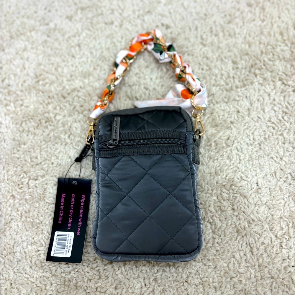 Cell phone pouch wristlet/crossbody bag.
